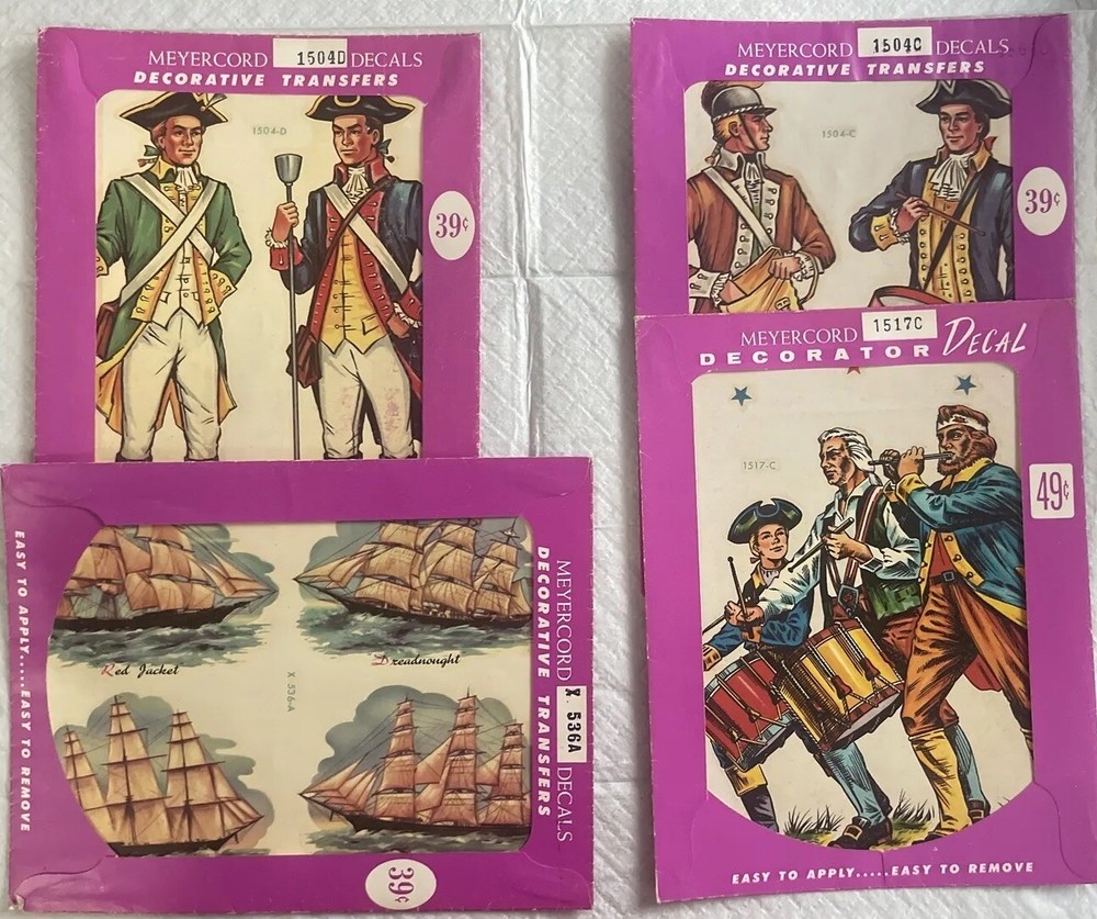 Soldiers + Ships - Vintage Meyer Cord Decals