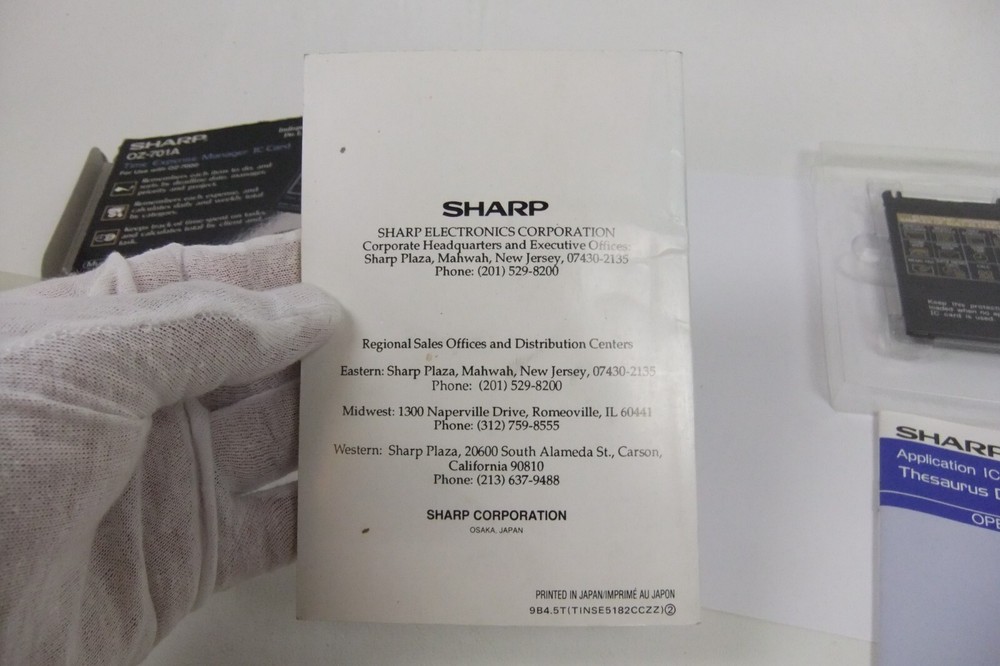 SHARP Time Expense Manager IC Card +