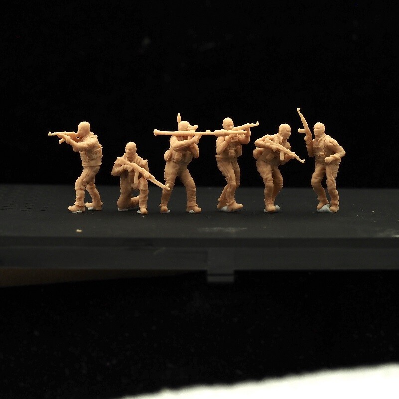 1/72 Modern Hamas "Yassin Fire assault team" 6 man group model (3D printed)