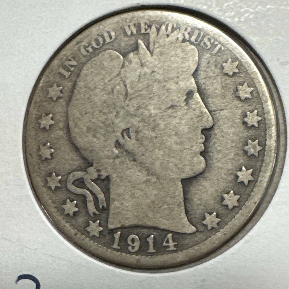 1914 Barber Half Dollar