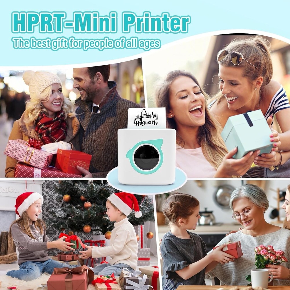 Smart & Simple Sticker Creator & Label Maker: Mini Bluetooth Thermal Printer