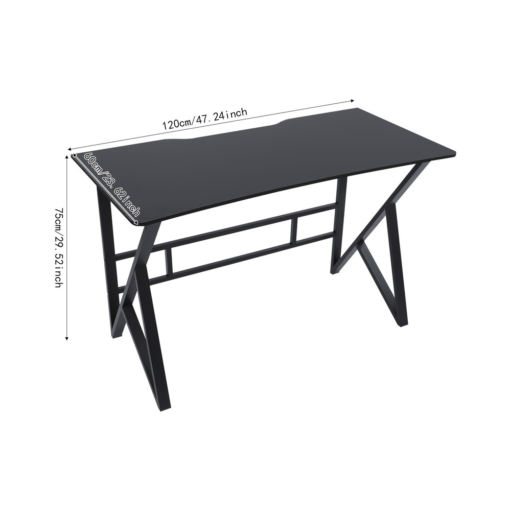 Computer Desk Home Office Writing Desk Ergonomic Student Gaming & Writing Desk