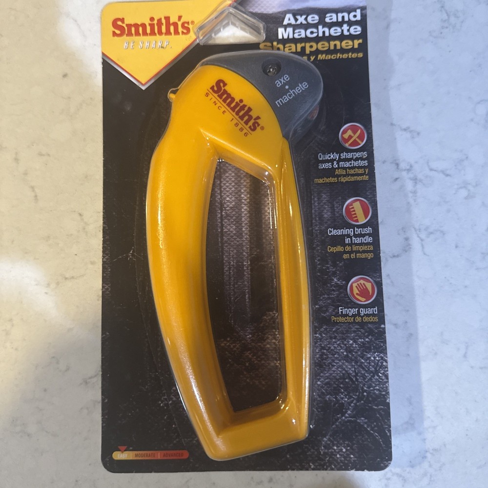 Smiths Axe and Machete Sharpener with Oversized handle Model# 50564 NEW
