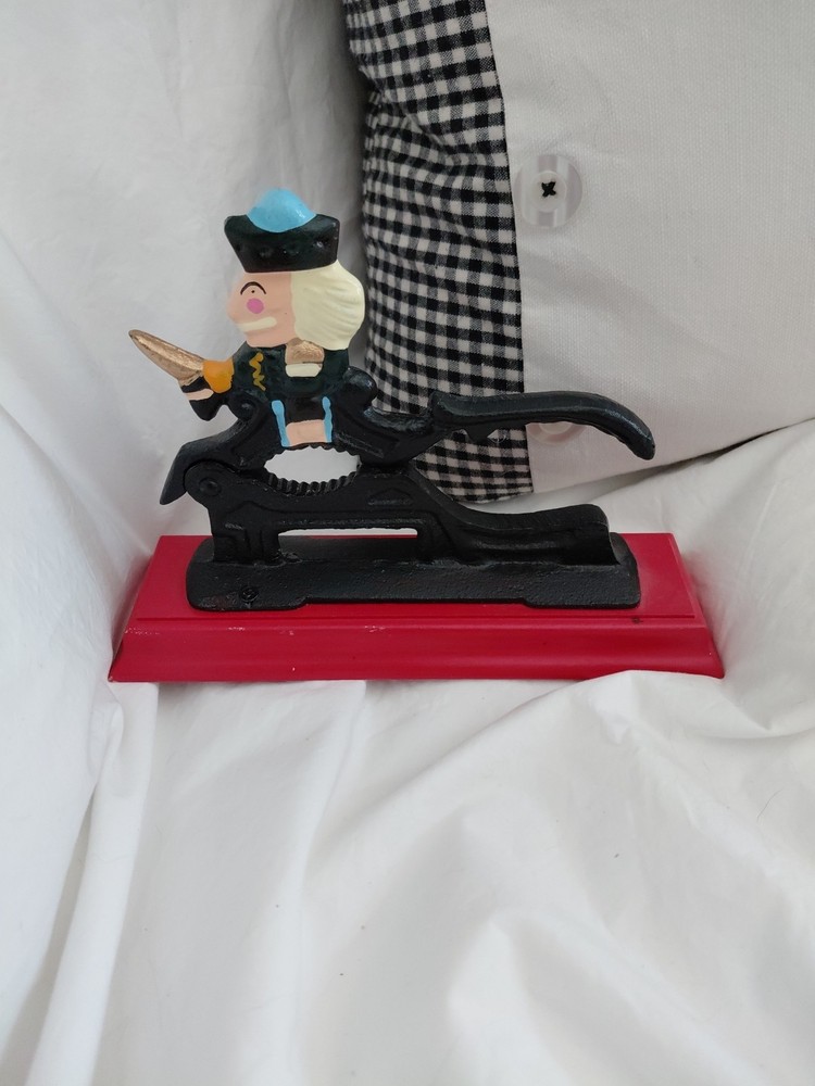 Vintage Nutcracker Cast Iron & Wood