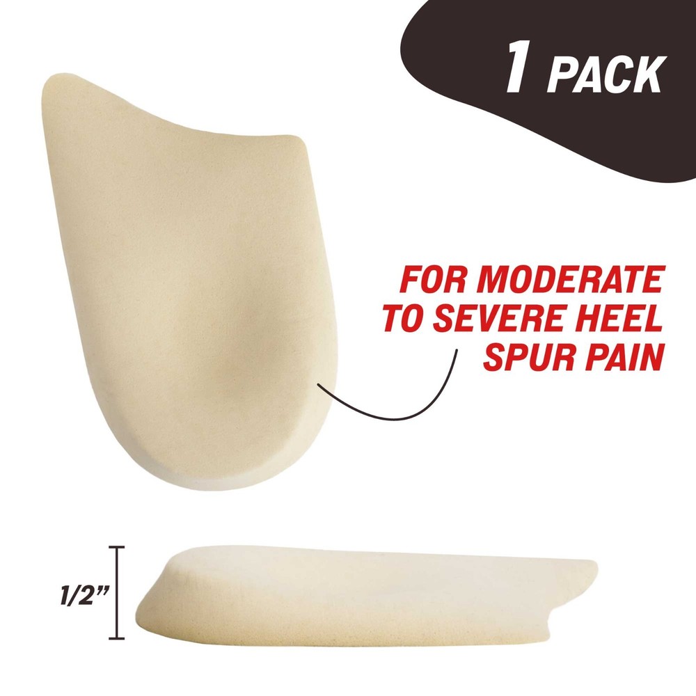 Heel Spur Pad, Small, Right, Tan, Each