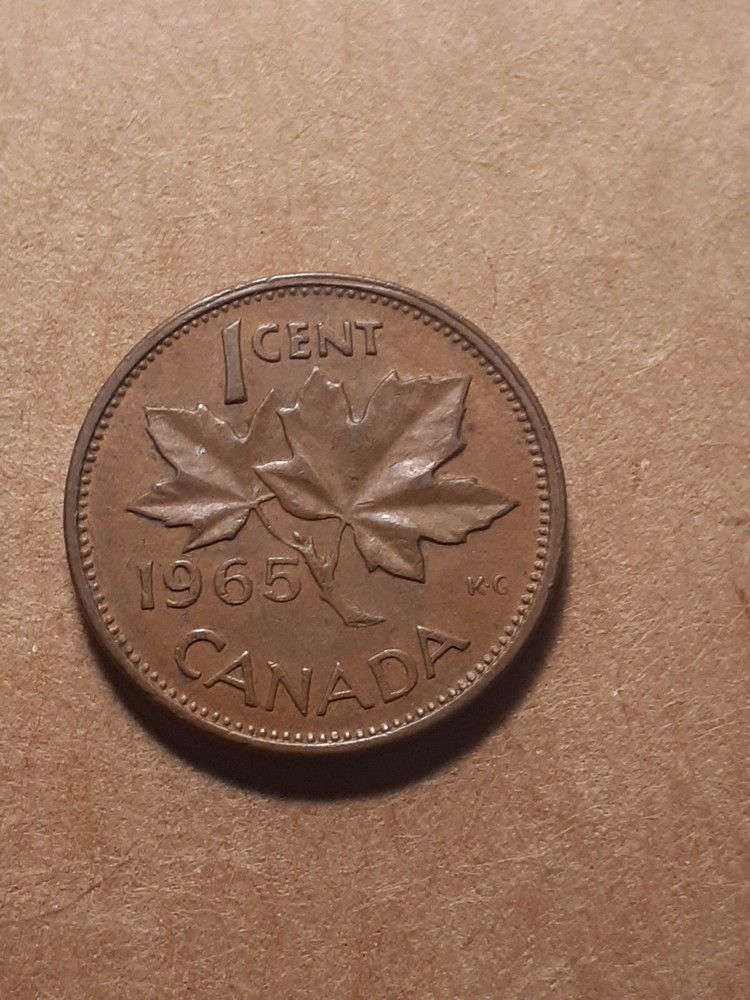 1965 ONE CENT CANADA
