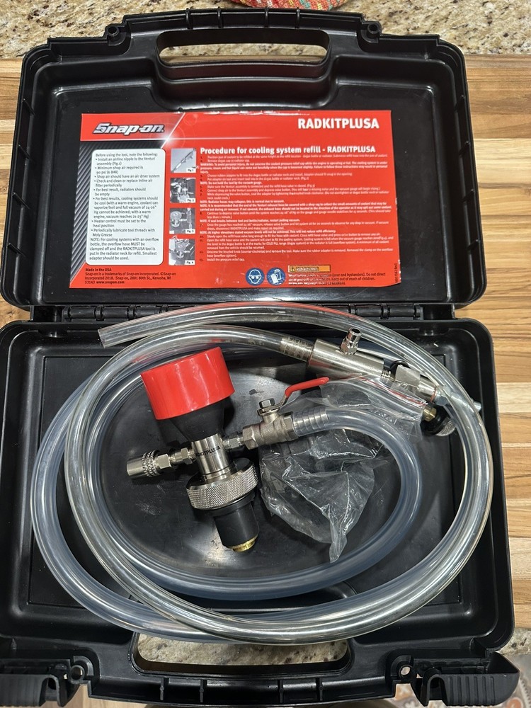 SnapOn RADKITPLUSA Cooling System Bleeder NEW  never used!