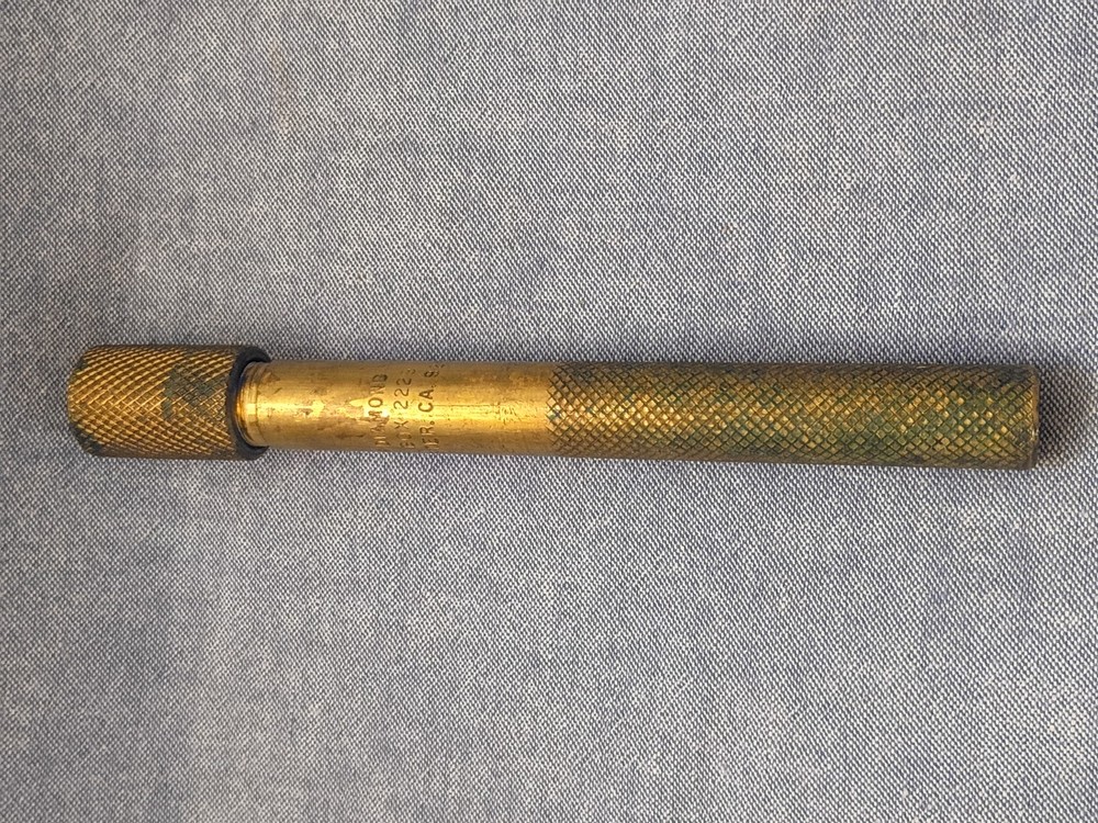 Vintage Brass Eze-Lap Diamond Sharpener -used-