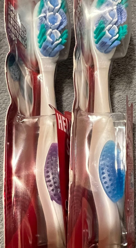 2 Count Colgate Optic White 360 Manual Toothbrush Medium Bristles
