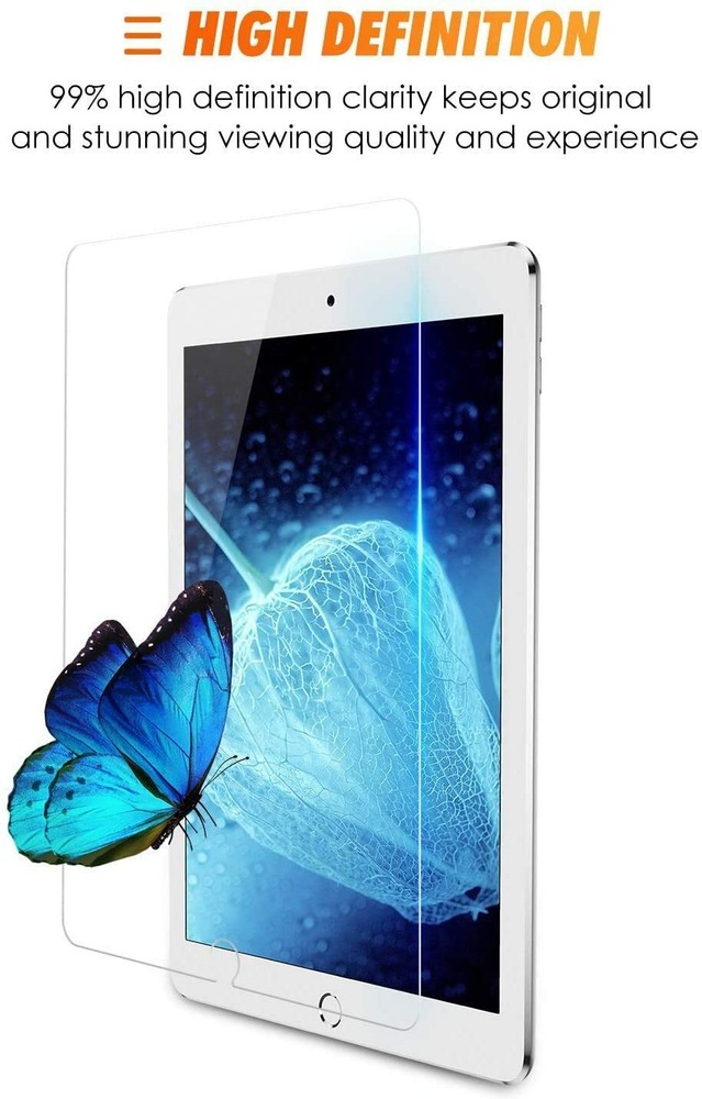 [2-Pack]Tempered GLASS Screen Protector for Apple iPad 9th Generation 2021 10.2
