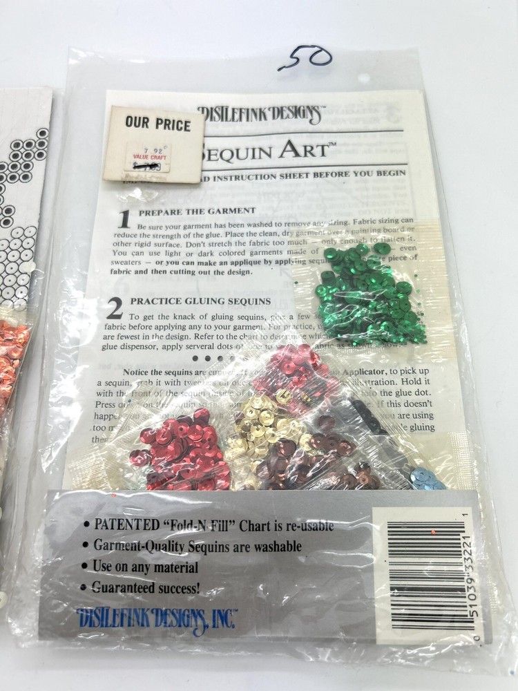 Set 2 Sequin Design Kits Cardinal/Goose