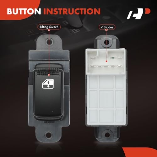 Replacement Rear Left Power Window Switch for Kia Rio Rio5 2006-2009