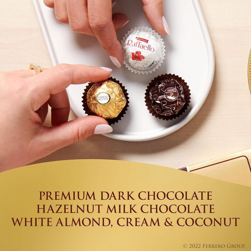 Ferrero Rocher Fine Assorted Chocolate BULK Raffaello Rondnoir Hazelnut 2-8 lb
