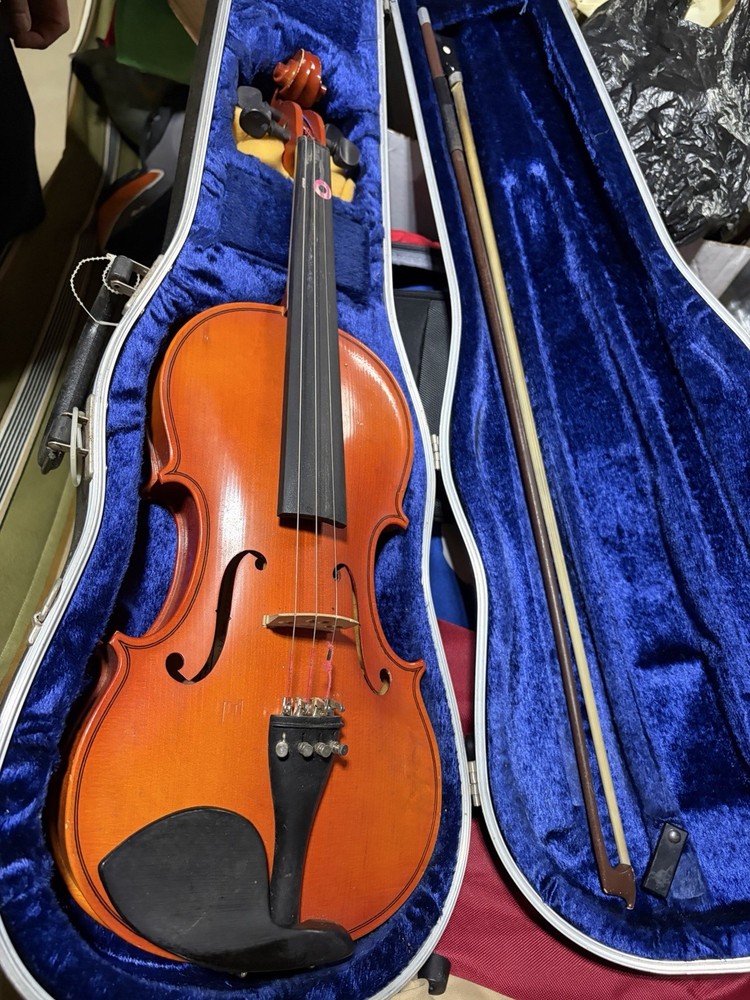 Violin with case and bow
