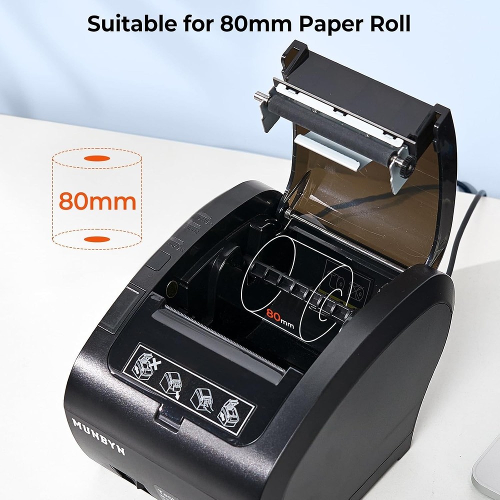 Bluetooth Thermal Receipt Printer P047, 80mm POS Printer, Thermal Printer