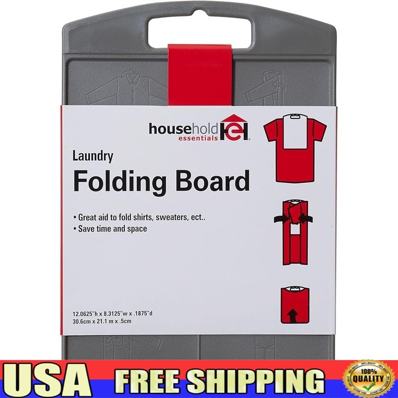 Shirt Folding Tool Uniformly Fold Clothes Space Saving Easy Glide Handle New