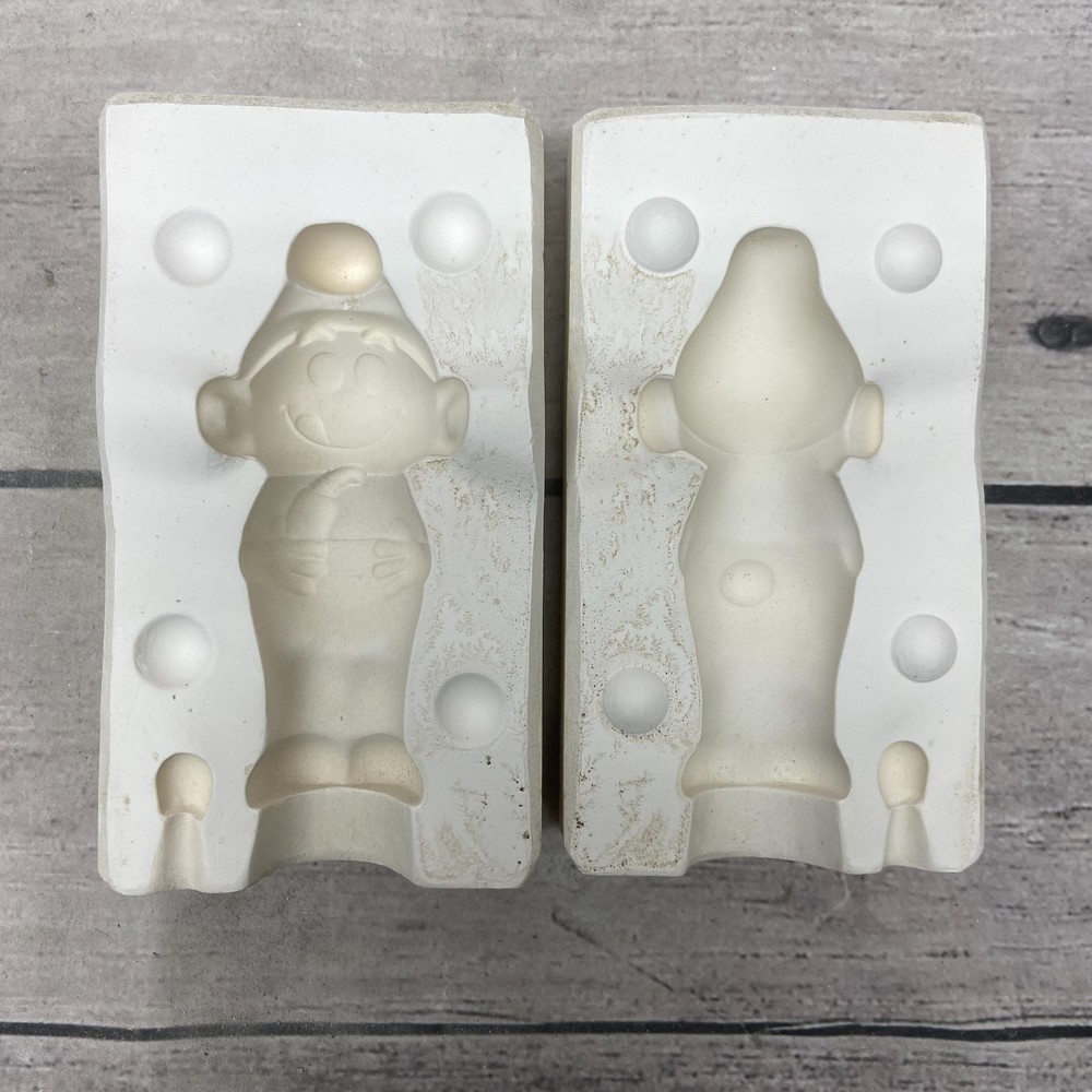 Unbranded Ceramic Casting Mold Harmony Smurf Figure ELF