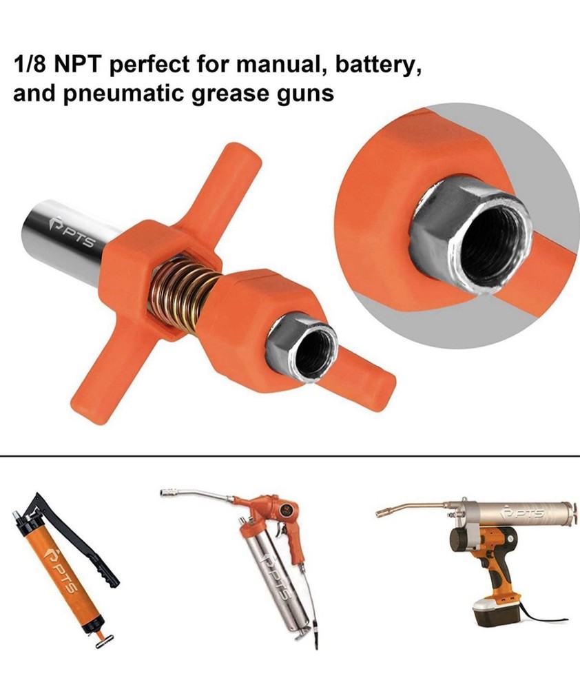 Grease Gun Coupler Connect Attachment - Universal