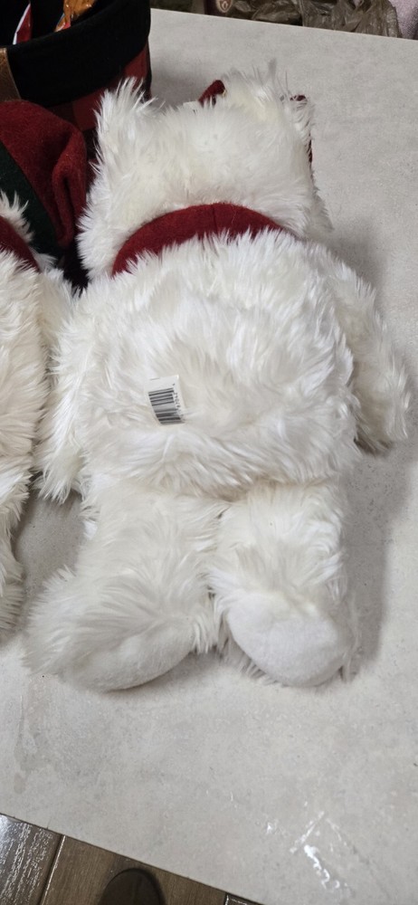 Mr. & Mrs. Christmas Bears Plush 17 3/4"