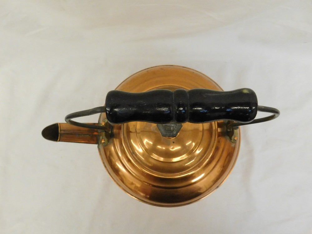 REVERE COPPER TEAPOT KETTLE WOOD HANDLE