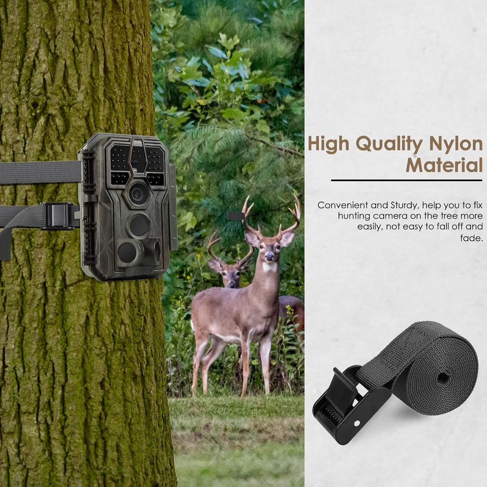 5Pcs Trail Camera Straps Game Camera Tree Mounting Straps Portable UV Resistant