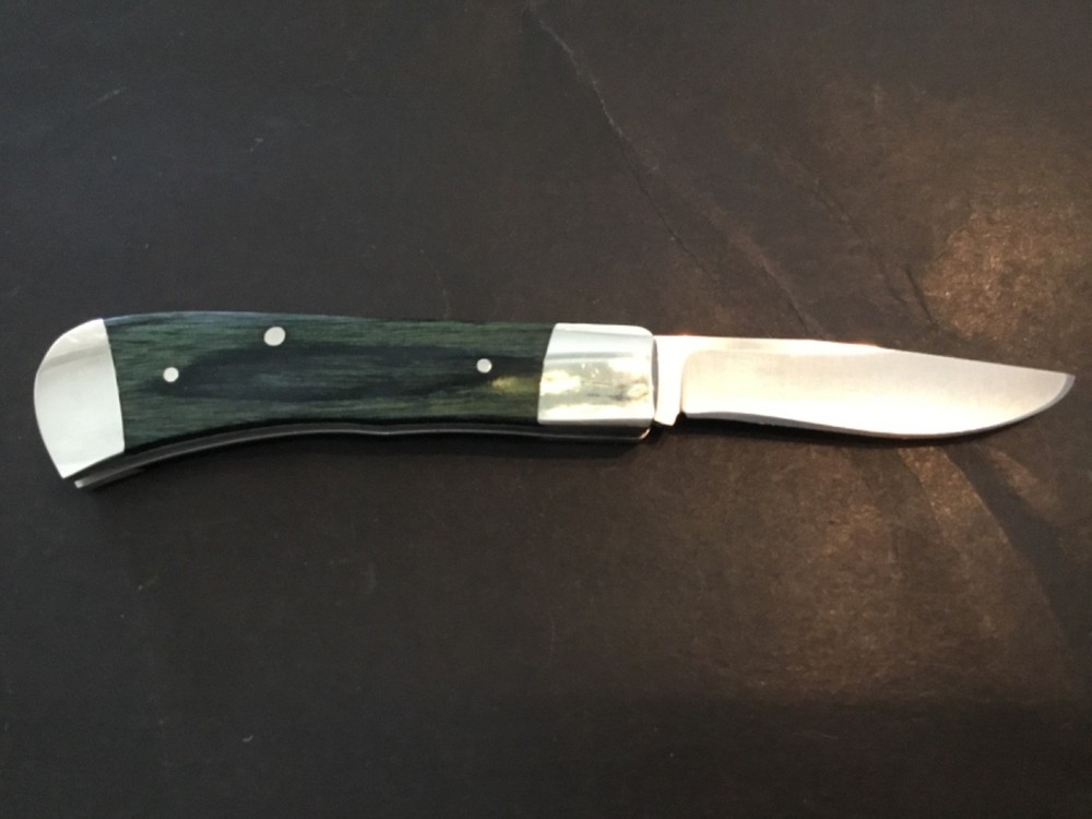 Custom Don Morrow Single Blade Trapper Slipjoint Folder Folding Knife