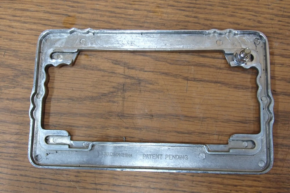 HARLEY-DAVIDSON LICENSE PLATE COVER REFLECTOR CHROME