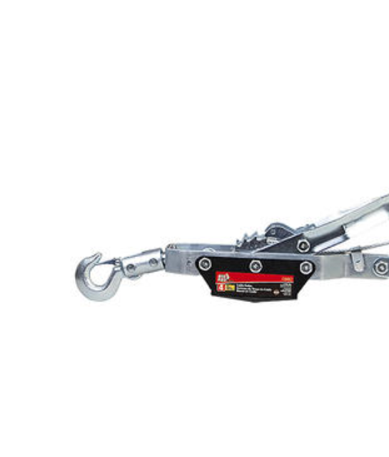 Heavy Duty Steel 3 Hook Come Along Cable Puller Automotive 4 Ton Workshop Tool