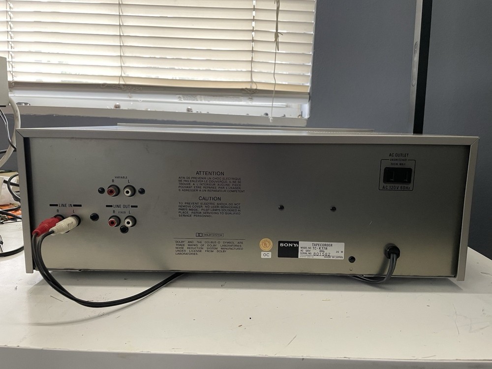 Sony TC-K77R Cassette Deck (Mint Condition Serviced)
