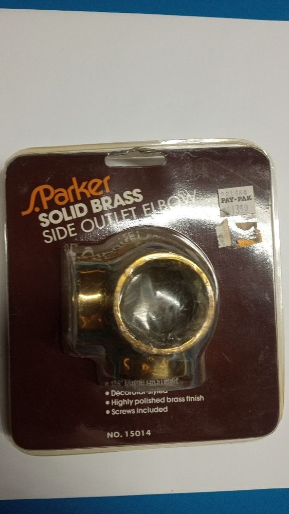 Cast Solid Brass Foot Rail STEP SIDE OUTLET ELBOW NEW 1 1/2  Inch
