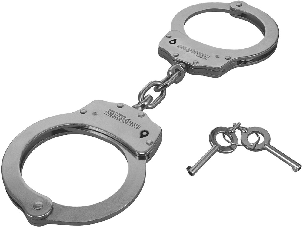 Cold Steel Chain Handcuffs
