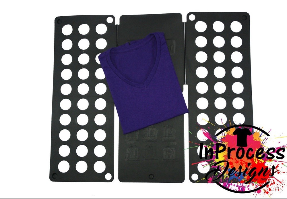 Adjustable T-Shirt Clothes Folder Board Laundry Folding Garment Organizer Fold