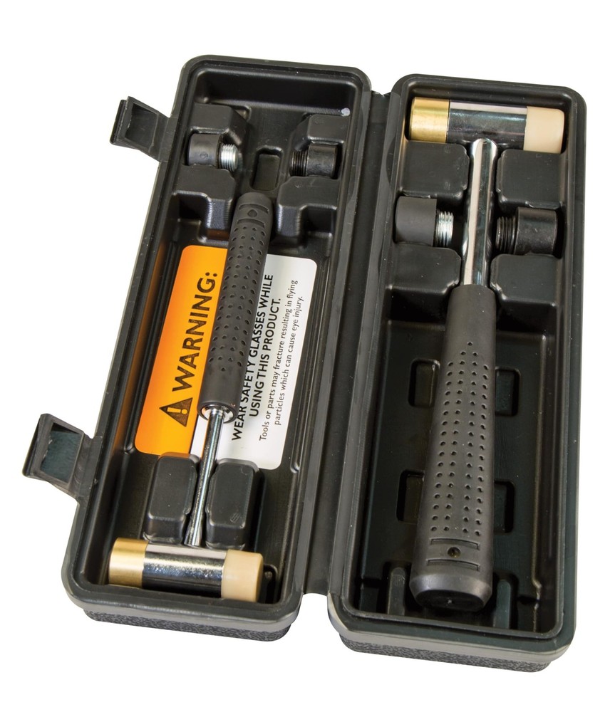 Wheeler Interchangeable Hammer Set Includes Two Hammers with One Size, Black