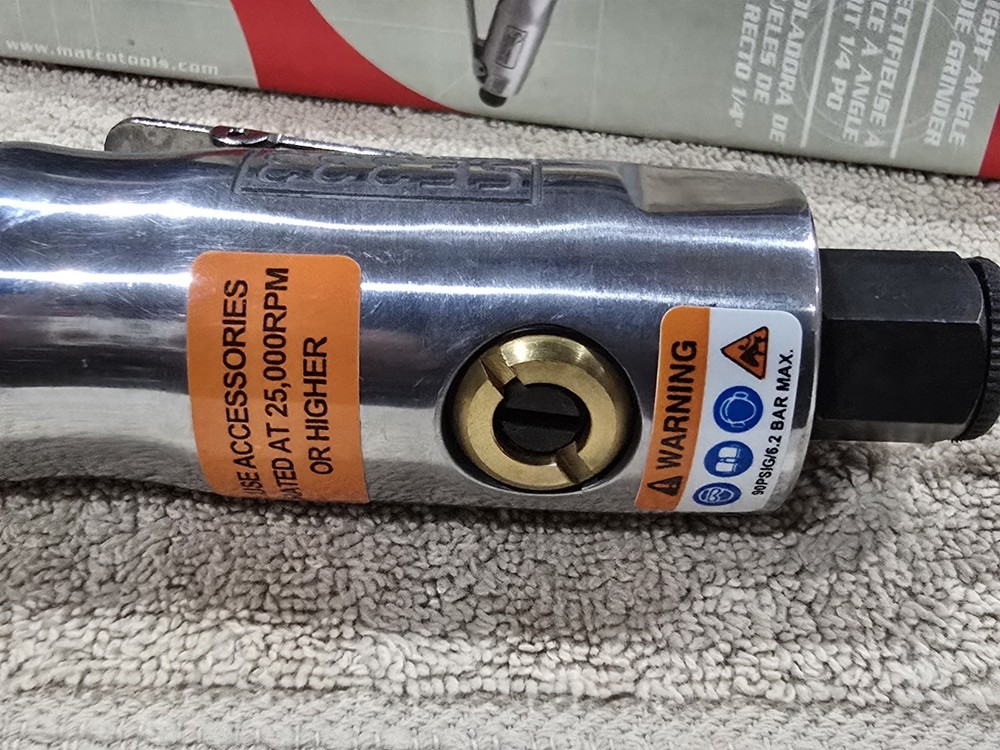 New Matco Tools / Silver Eagle SE333 Right Angle Die Grinder Air Pneumatic