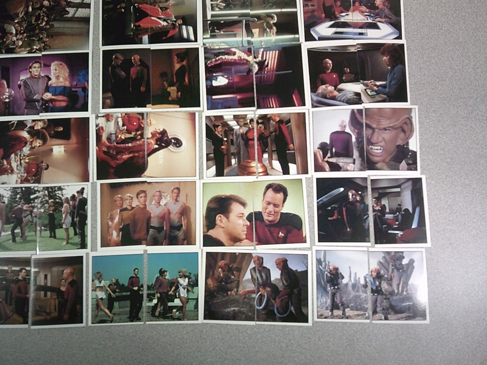 1987 Paramount Star Trek Miniature Sticker Starter Set
