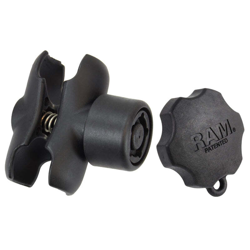 RAM-201-BSU RAM Double Socket Arm with RAM Pin-Lock Secur...