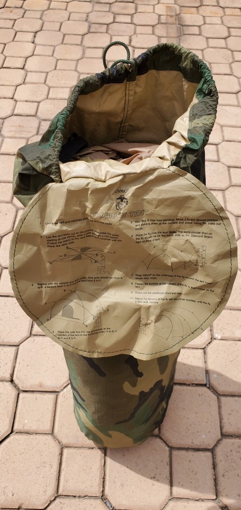 USMC 2 Two Man Combat Tent Eureka/ Diamond Brand Complete