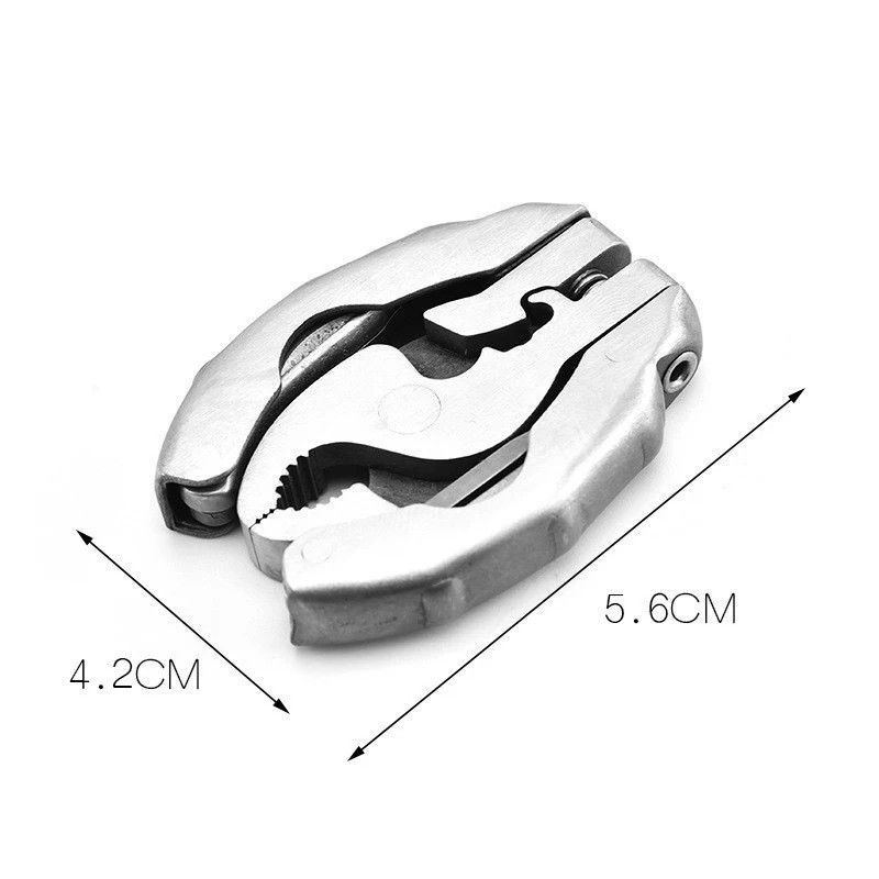 Multifunction Folding Pliers Mini Stainless Steel Camping Tool Screwdriver