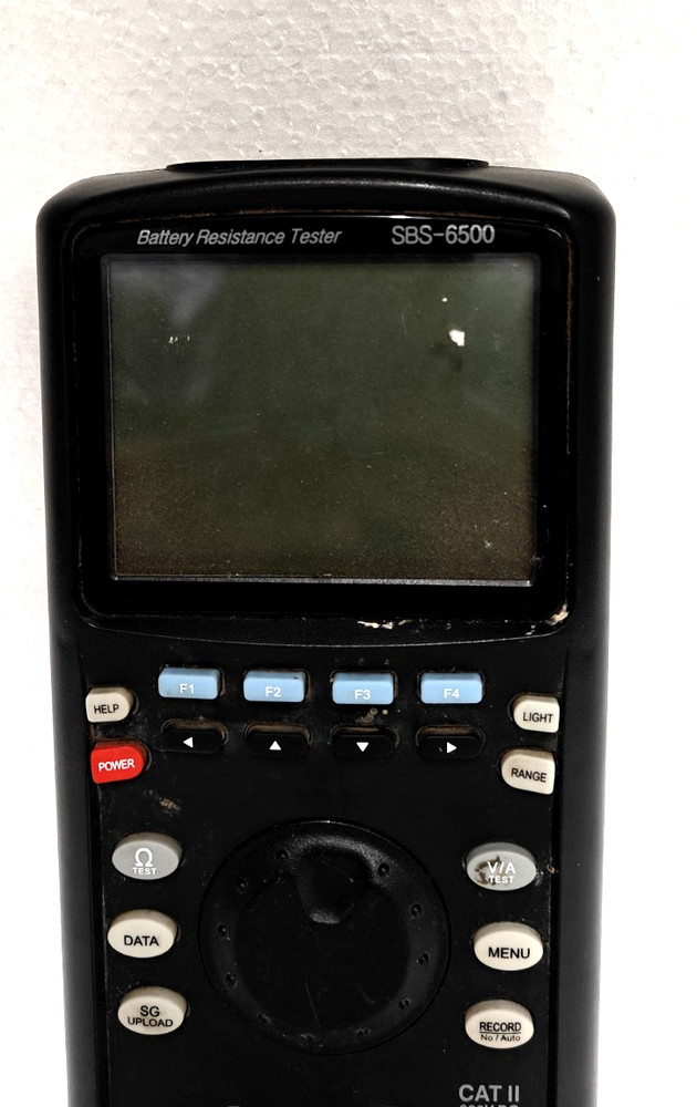 STORAGE BATTREY SSYSTEM SBS-6500 BATTERY RESISTANCE TESTER