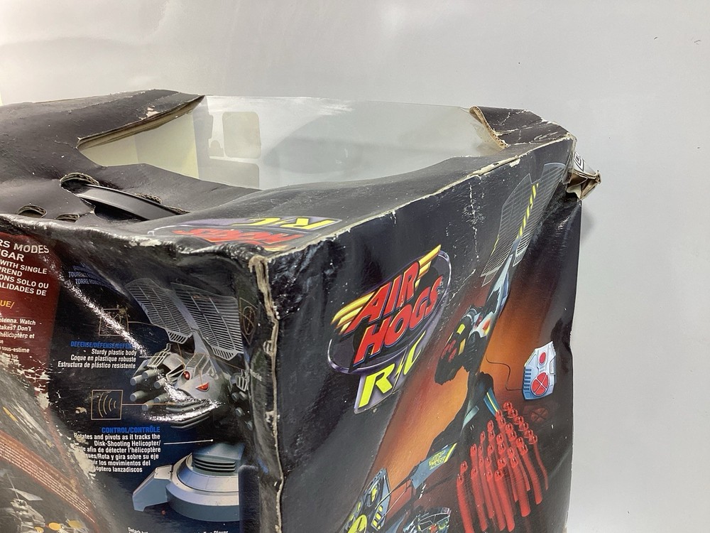 Spin Master R/C Air Hogs Battle Tracker Robot Helicopter Sealed Original Box