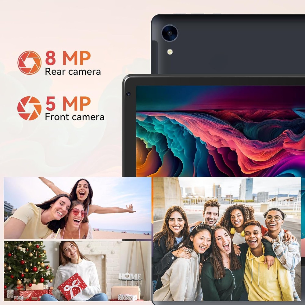 URAO 10.1" Android Tablet with Octa-core Processor 10GB RAM 128GB ROM HD IPS