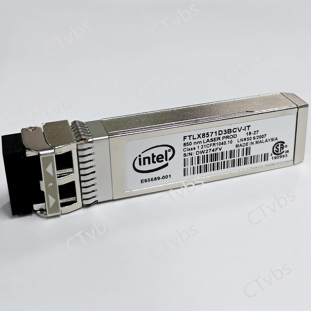 FTLX8571D3BCVIT1 For intel X520-DA2 E10GSFPSR 10Gigabit Multimode Transceiver