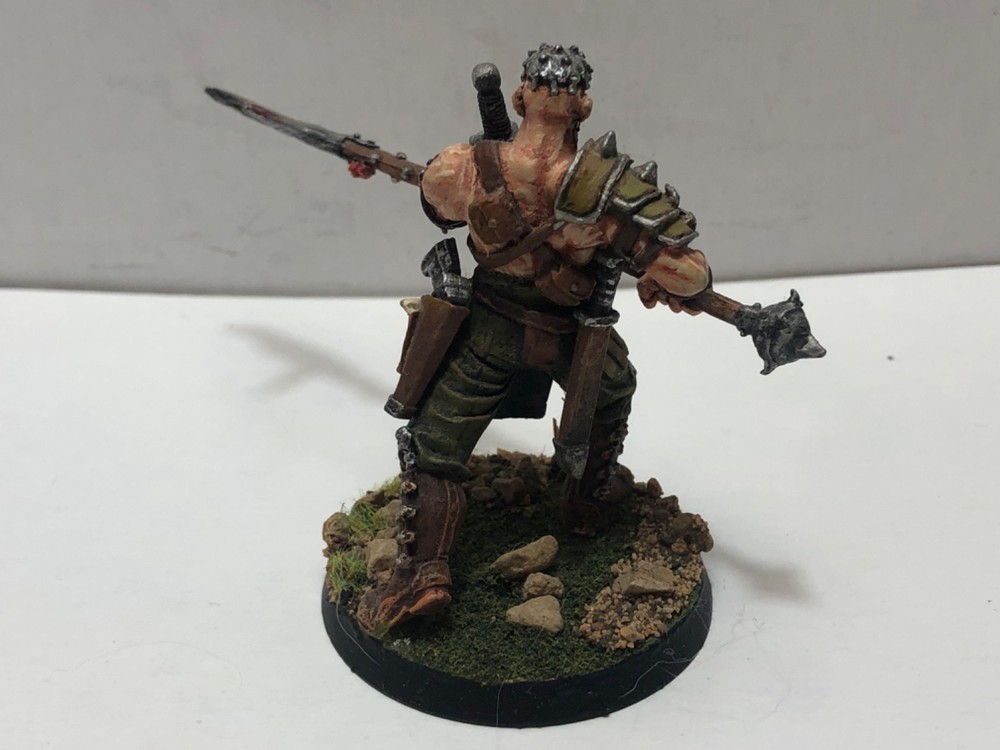 Inquisitor Sergeant Stone Metal - OOP - Games Workshop Warhammer 40K 54mm