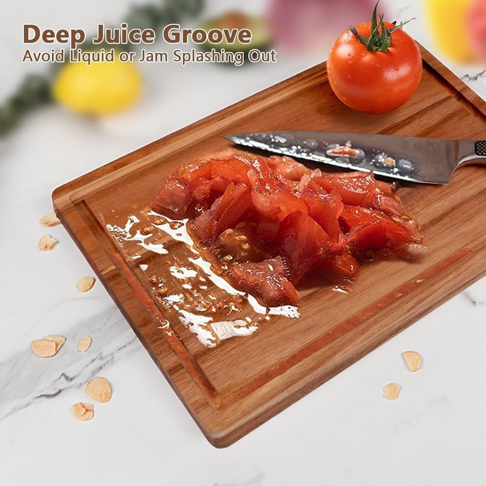 Double-Sided Acacia Wood Cutting Boards