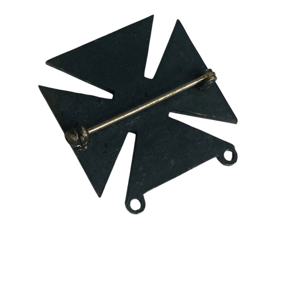 Vintage US Army Marksman Qualification Badge Pin 1" Black Oxidized