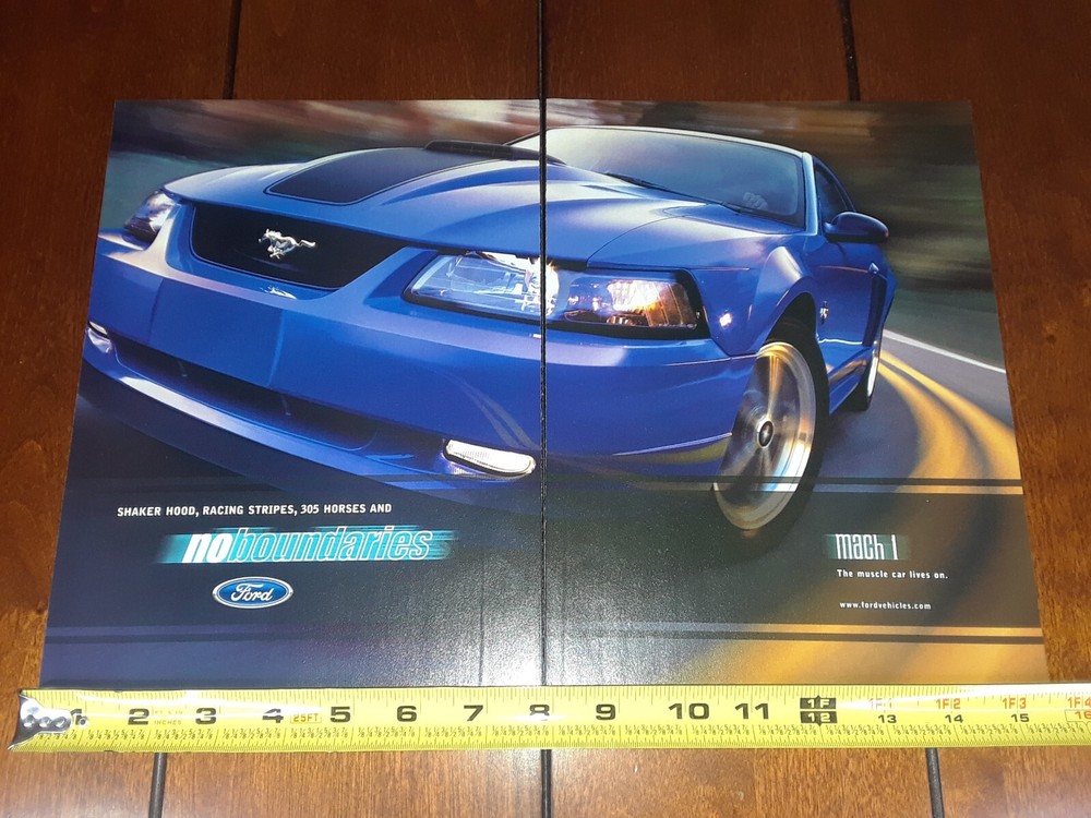 2003 MUSTANG MACH 1 ORIGINAL 2 PAGE AD