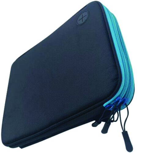 Maxell 199508 DL-CP1 Storage Case Double Layer, Soft-Sided, Zippered (Blue) [New