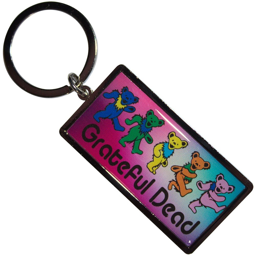 GRATEFUL DEAD official metal keyring keychain
