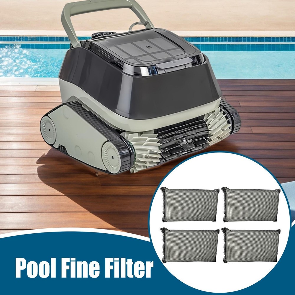 Pool Robot Vacuum Filter Pad 4-Pieces Robotic Pool Cleaner Fine Filter