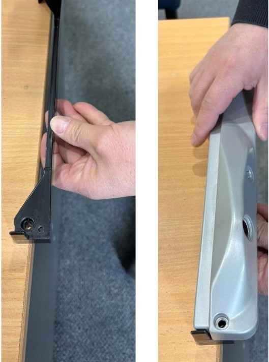 Window Winder Chainwinder Mounting Bracket White 20mm